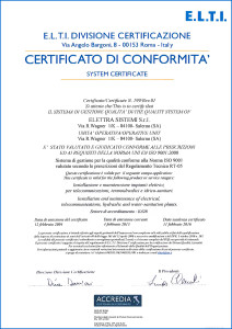 Certificato ISO 9001